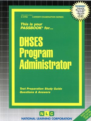 cover image of DHSES Program Administrator